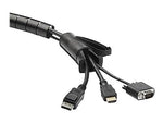 StarTech.com Sleeving Kit, Black (CMSCOILED3)