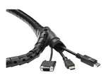 StarTech.com Sleeving Kit, Black (CMSCOILED3)
