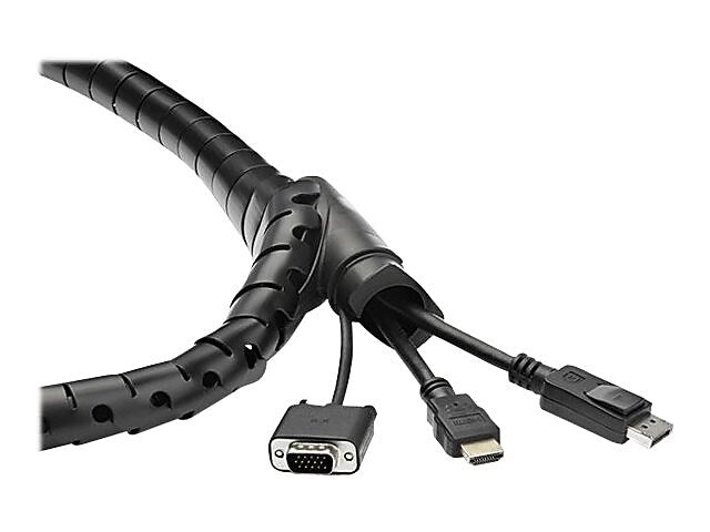 StarTech.com Sleeving Kit, Black (CMSCOILED3)