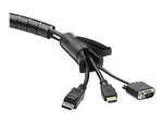 StarTech.com Sleeving Kit, Black (CMSCOILED)