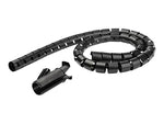 StarTech.com Sleeving Kit, Black (CMSCOILED4)
