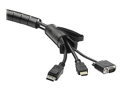 StarTech.com Sleeving Kit, Black (CMSCOILED4)