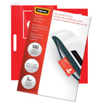 Fellowes Thermal Laminating Pouches, ID Tag, 5 Mil, 100/Pack (52016)