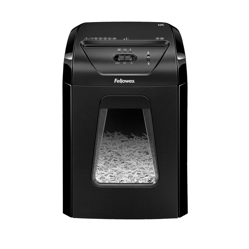 Fellowes Powershred 12C 12-Sheet Cross-Cut Personal Shredder (7120006)