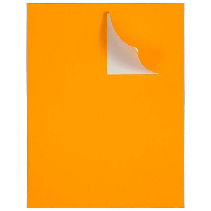 JAM Paper Shipping Labels, Large, 3 1/3 x 4, Neon Orange, 6 Labels/Sheet, 20 Sheets/Pack (354328043)