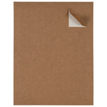 JAM Paper Square Labels, 2" x 2", Brown Kraft, 12 Labels/Sheet, 10 Sheets/Pack (367831070)