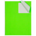 JAM Paper Shipping Labels, 3 1/3" x 4", Neon Green, 6 Labels/Sheet, 20 Sheets/Pack (354328037)