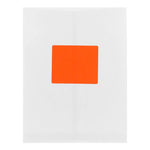 JAM Paper Shipping Labels, 3 1/3" x 4", Neon Red, 6 Labels/Sheet, 20 Sheets/Pack (354328040)