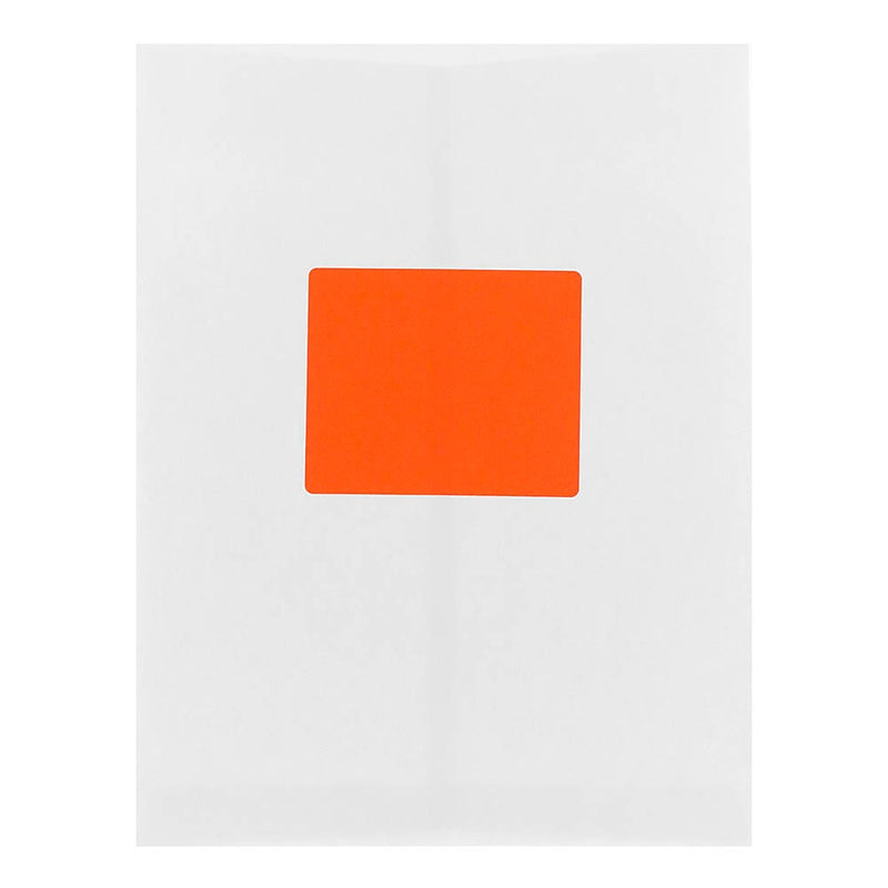 JAM Paper Shipping Labels, 3 1/3" x 4", Neon Red, 6 Labels/Sheet, 20 Sheets/Pack (354328040)