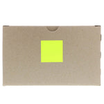 JAM Paper Square Labels, 2" x 2", Neon Yellow, 12 Labels/Sheet, 10 Sheets/Pack (367831073)