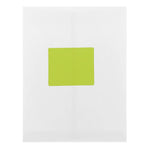 JAM Paper Laser/Inkjet Address Label, 4" x 3 3/8", Ultra Lime Green, 6 Labels/Sheet, 12 Sheets/Pack (302725780)