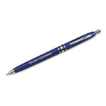 AbilityOne SkilCraft Retractable Ballpoint Pen, Medium Point, 1.0mm, Blue Ink, 12/Pack