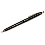 AbilityOne SkilCraft U.S. Government Retractable Ballpoint Pen, Fine Point, 0.7mm, Black Ink, 12/Pack
