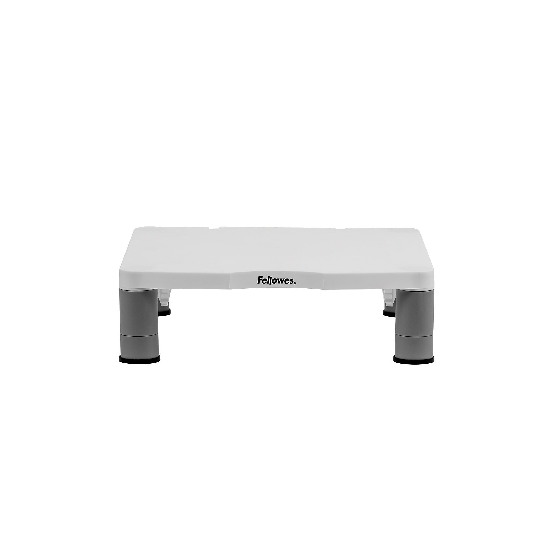 Fellowes Standard Adjustable Monitor Riser, Up to 17" Monitor, Platinum (91712)