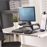 Fellowes I-Spire Series Monitor Stand, Up to 21" Monitor, Black (9472301)