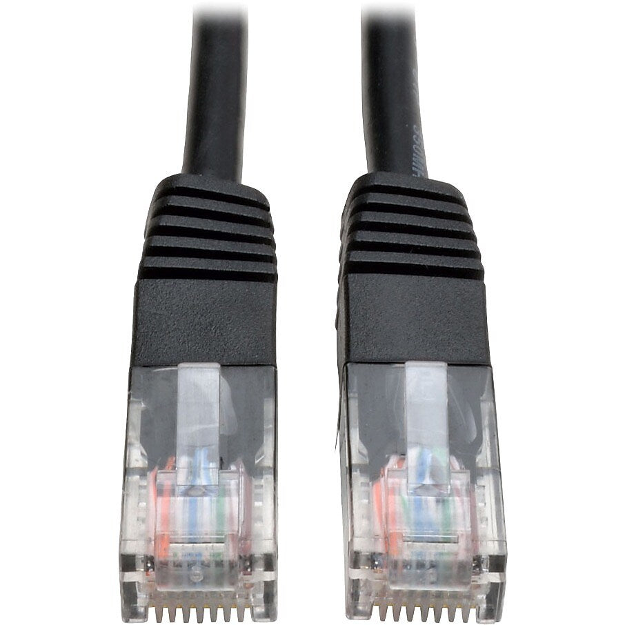 Tripp Lite N002-003-BK 3' CAT-5e Male/Male Cable, Black