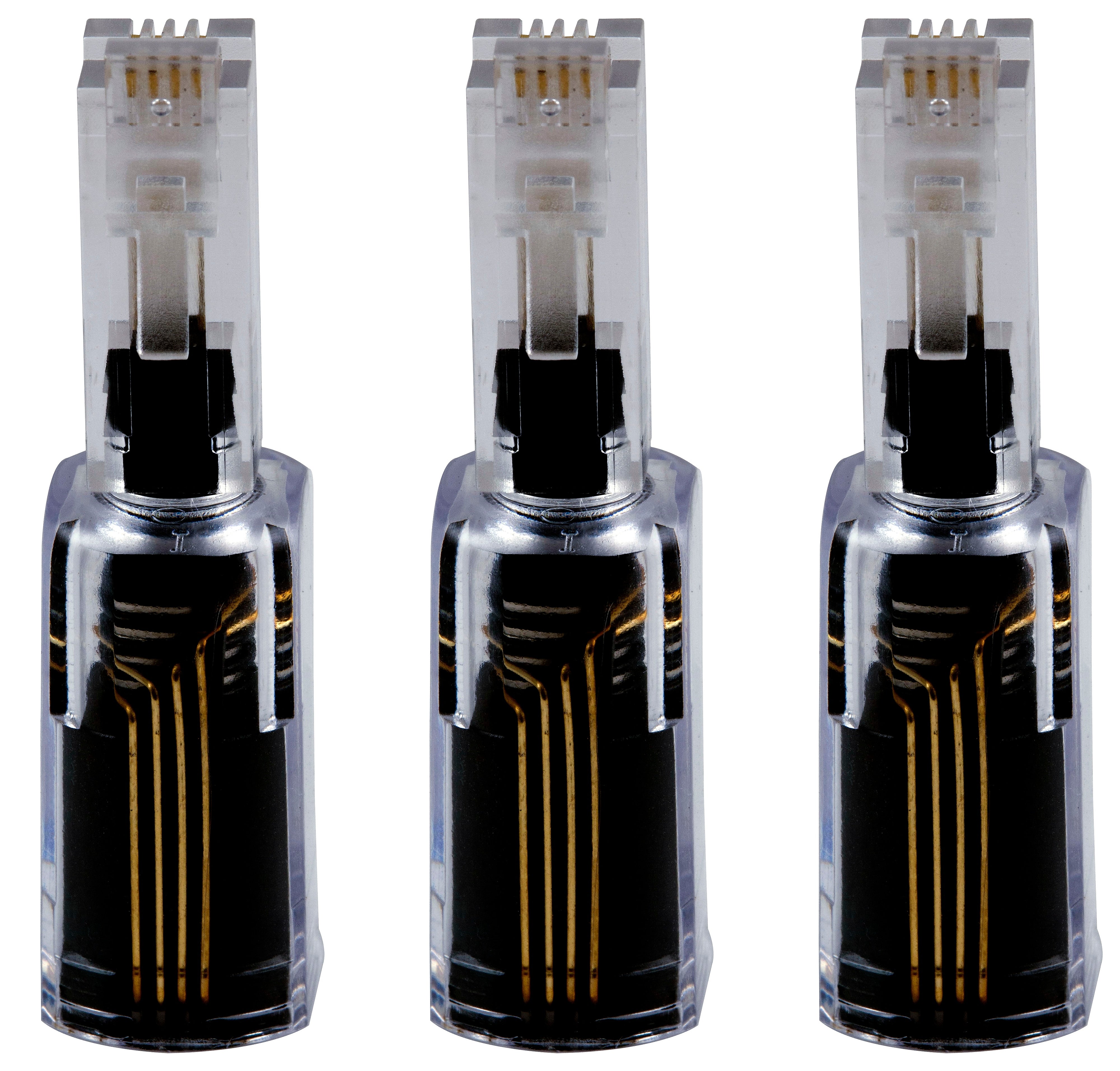 Power Gear Telephone Cord Detangler, Black, 3/Pack (30057/86375)