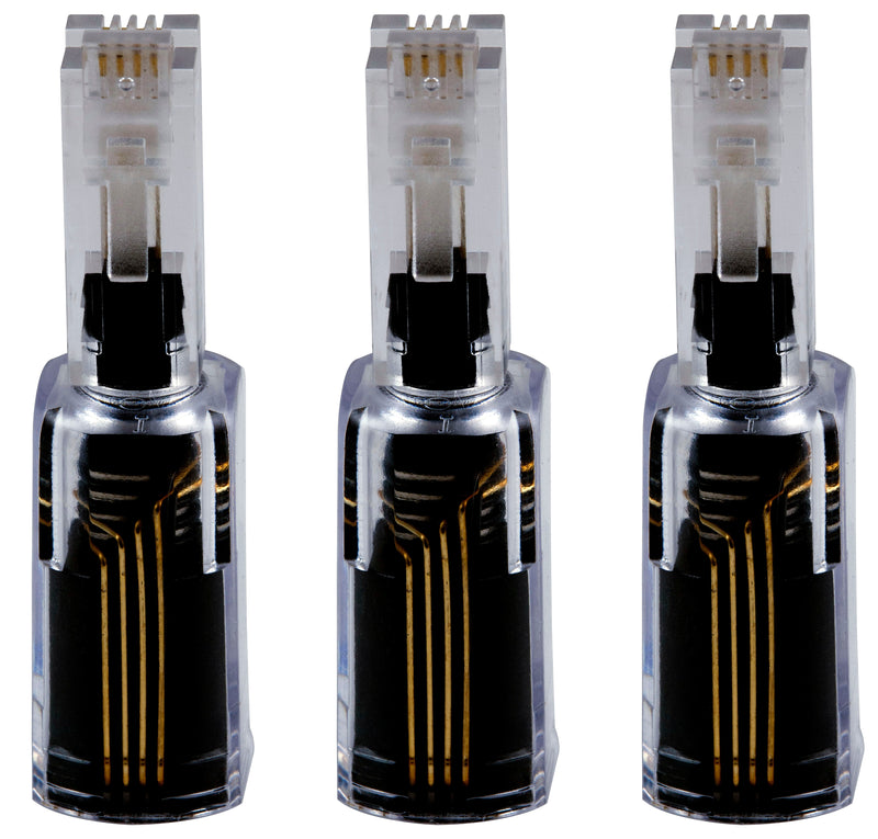 Power Gear Telephone Cord Detangler, Black, 3/Pack (30057/86375)