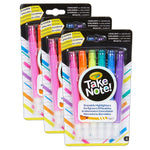 Crayola Take Note! Erasable Highlighters, 6 Per Pack, 3 Packs (BIN586504-3)