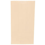 JAM Paper 6" x 11" x 3.5" Kraft Lunch Bags, Large, Ivory, Bulk 500 Bags/Box (692KRIVB)