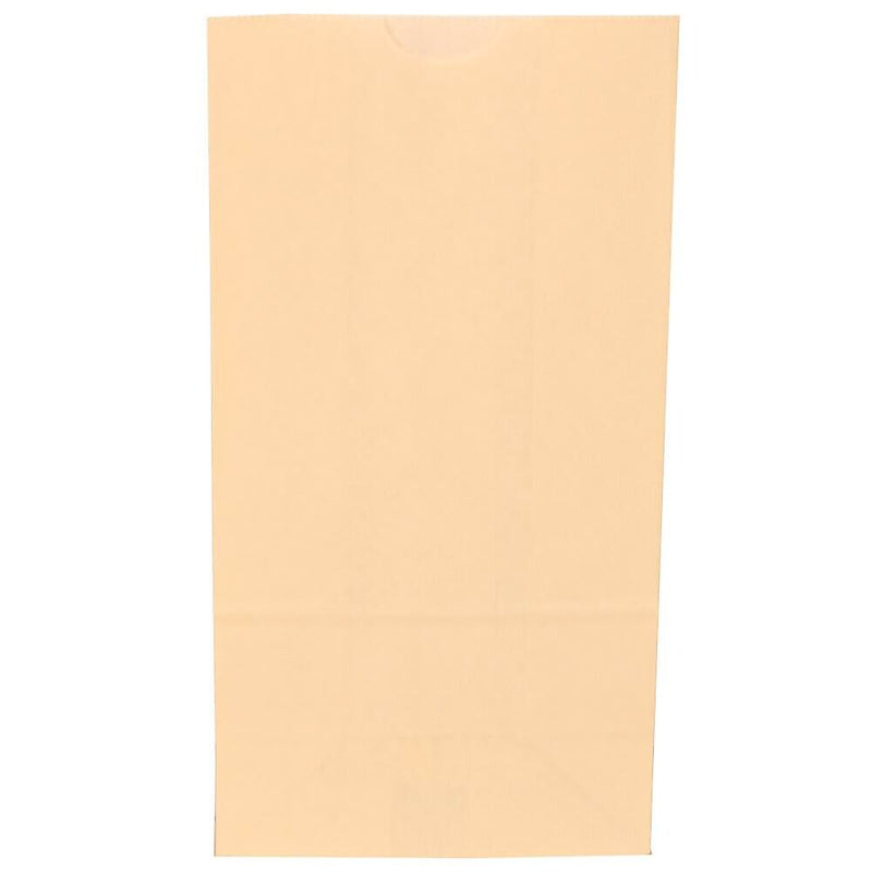 JAM Paper Kraft Lunch Bags, Small, 4.25" x 8" x 2.25", Ivory Kraft, Bulk 500 Bags/Box (690KRIVB)