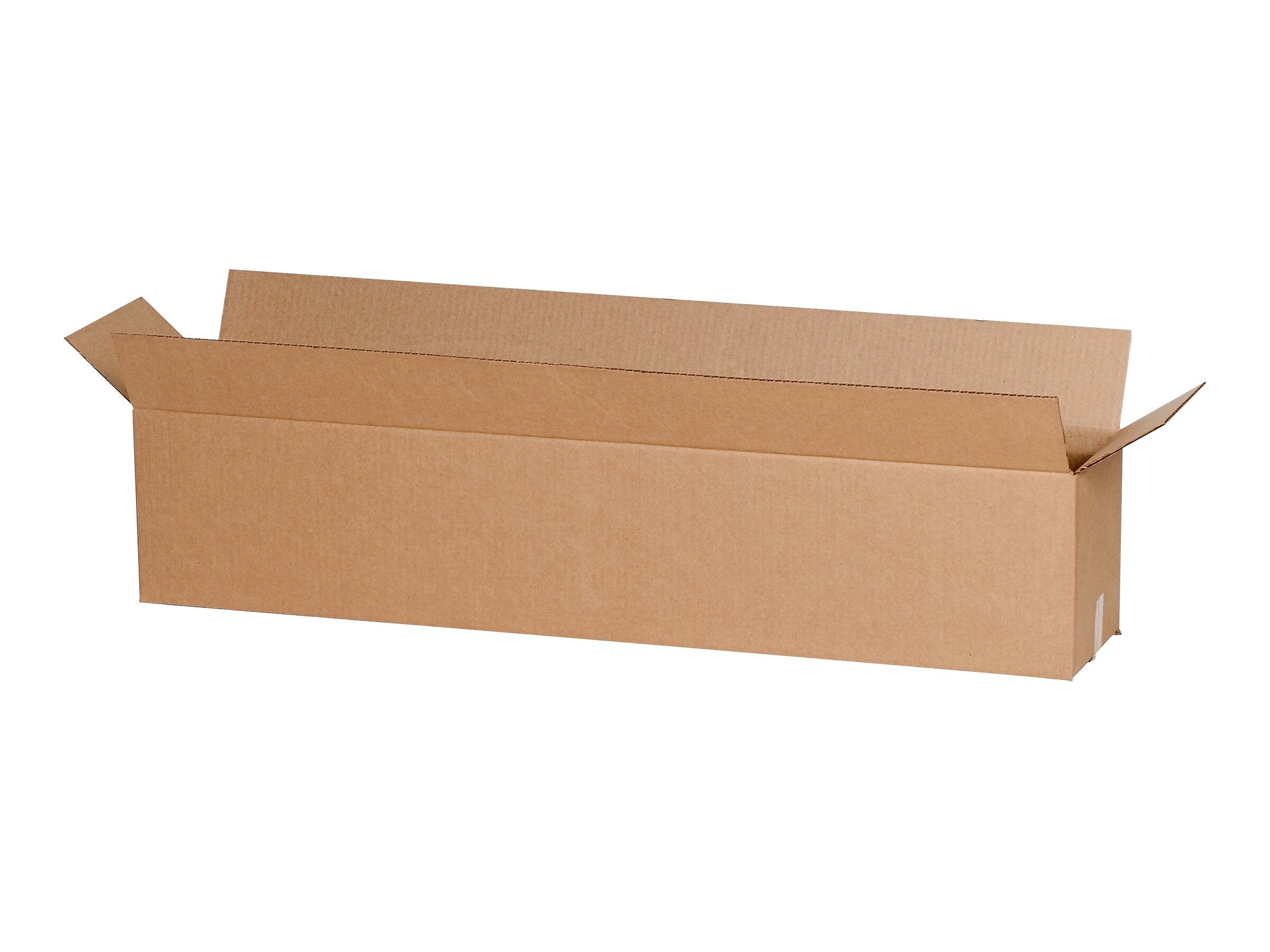 44" x 12" x 12" Shipping Box, 32 ECT, Kraft, 15/Bundle (BS441212)