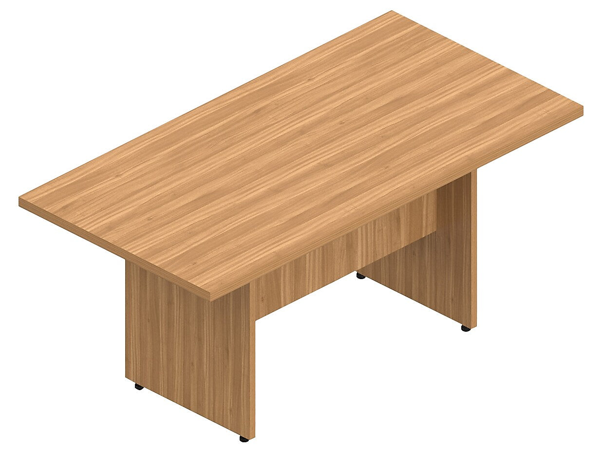 Offices To Go Superior Laminate 96" Conference Table Desk, Autumn Walnut (SL9644RECS-AWL)