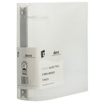JAM Paper 3" 3-Ring Flexible Poly Binders, Clear, 108/Pack (821T3CLB)