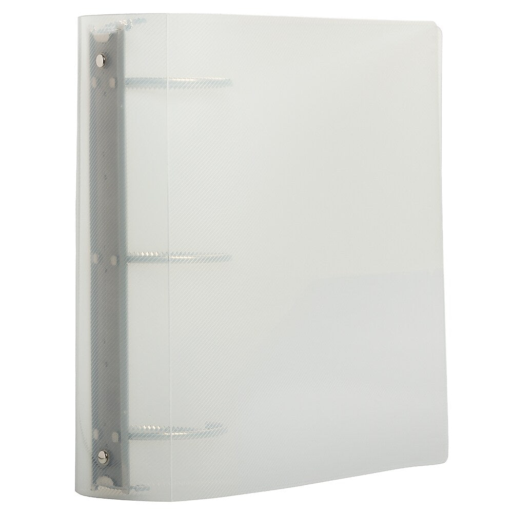JAM Paper 3" 3-Ring Flexible Poly Binders, Clear, 108/Pack (821T3CLB)