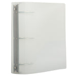 JAM Paper 3" 3-Ring Flexible Poly Binders, Clear, 108/Pack (821T3CLB)