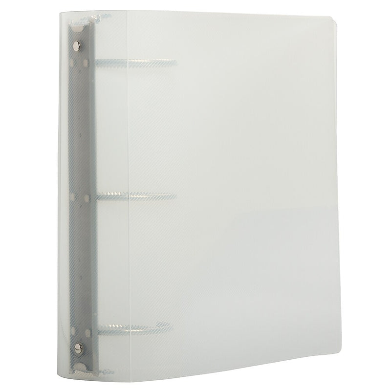JAM Paper 3" 3-Ring Flexible Poly Binders, Clear, 108/Pack (821T3CLB)