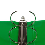 JAM Paper Heavy Duty 3" 3-Ring Flexible Poly Binders, Green (821T3GR)