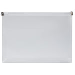 JAM Paper Plastic Envelopes with Zip Closure, Small, 4.5 x 6.5, Clear, 12/Pack (473Z1CL)