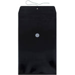 JAM Paper Plastic Document File, Legal, Black, 12/Pack (119B1BL)