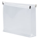 JAM Paper Plastic Envelopes with Zip Closure, Index, 5.25 x 8, Clear, 12/Pack (920Z1CL)