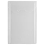 JAM Paper Plastic Envelopes with Tuck Flap Closure, Open End, 4.12 x 6, Clear, 12/Pack (1541745)