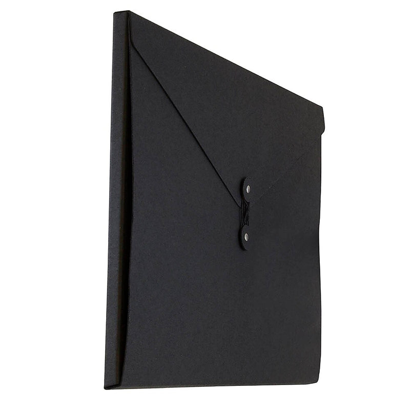 JAM Paper Portfolio Case with Drawstring Closure, Black (3039 202)