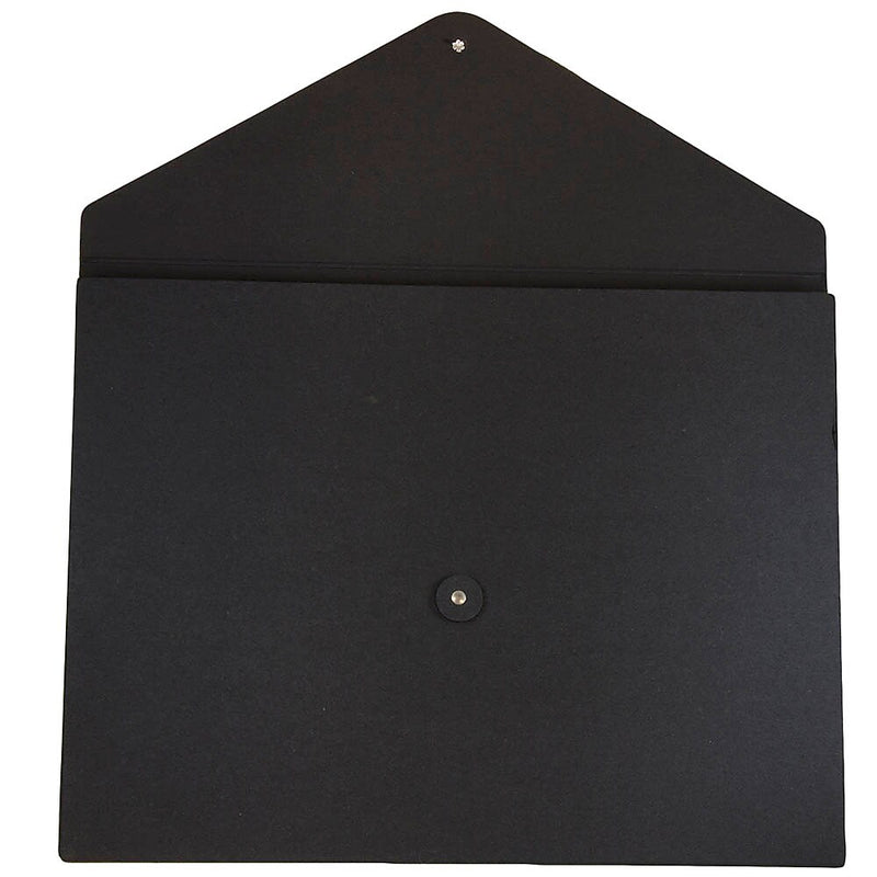 JAM Paper Portfolio Case with Drawstring Closure, Black (3039 202)