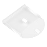 JAM Paper Plastic Envelopes with Hook & Loop Closure, Index Size, 5.5 x 7.5 with 1 Inch Expansion, Clear, 12/Pack (920V1CL)