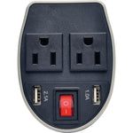 Tripp Lite PowerVerter Ultra-Compact Vehicle Power Inverter, 200W (PV200CUSB)