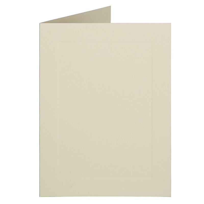 JAM Paper Smooth Formal Notecards, Ivory Panel, 100/Pack (309932)