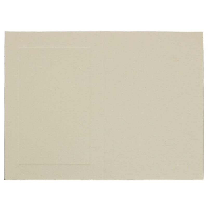 JAM Paper Smooth Formal Notecards, Ivory Panel, 100/Pack (309932)