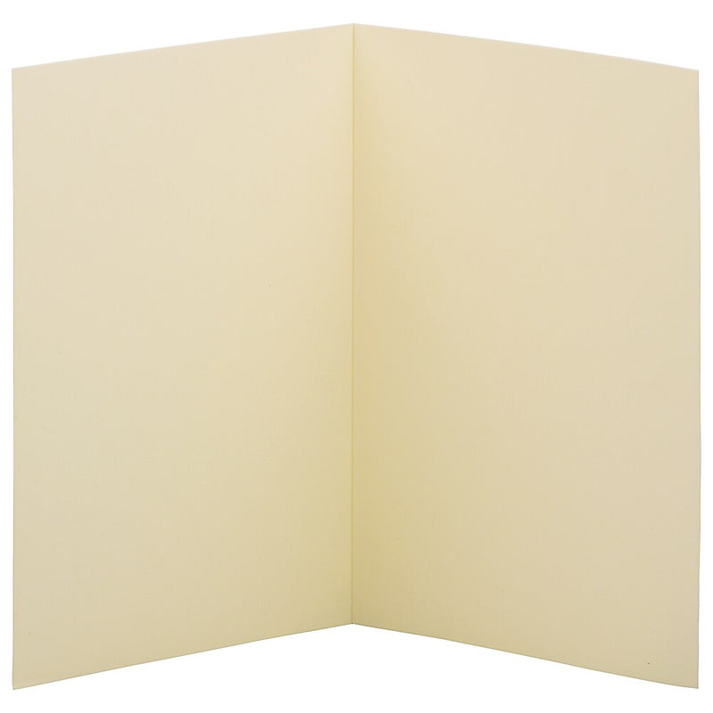 JAM Paper Smooth Notecards, Ivory, 25/Pack (309920C)