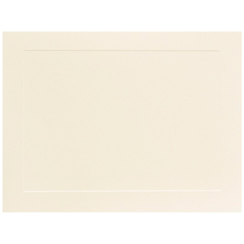 JAM Paper Smooth Business Notecards, Ivory, 100/Pack (98040)