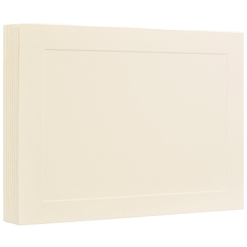 JAM Paper Smooth Personal Notecards, Ivory, 500/Box (0175981B)