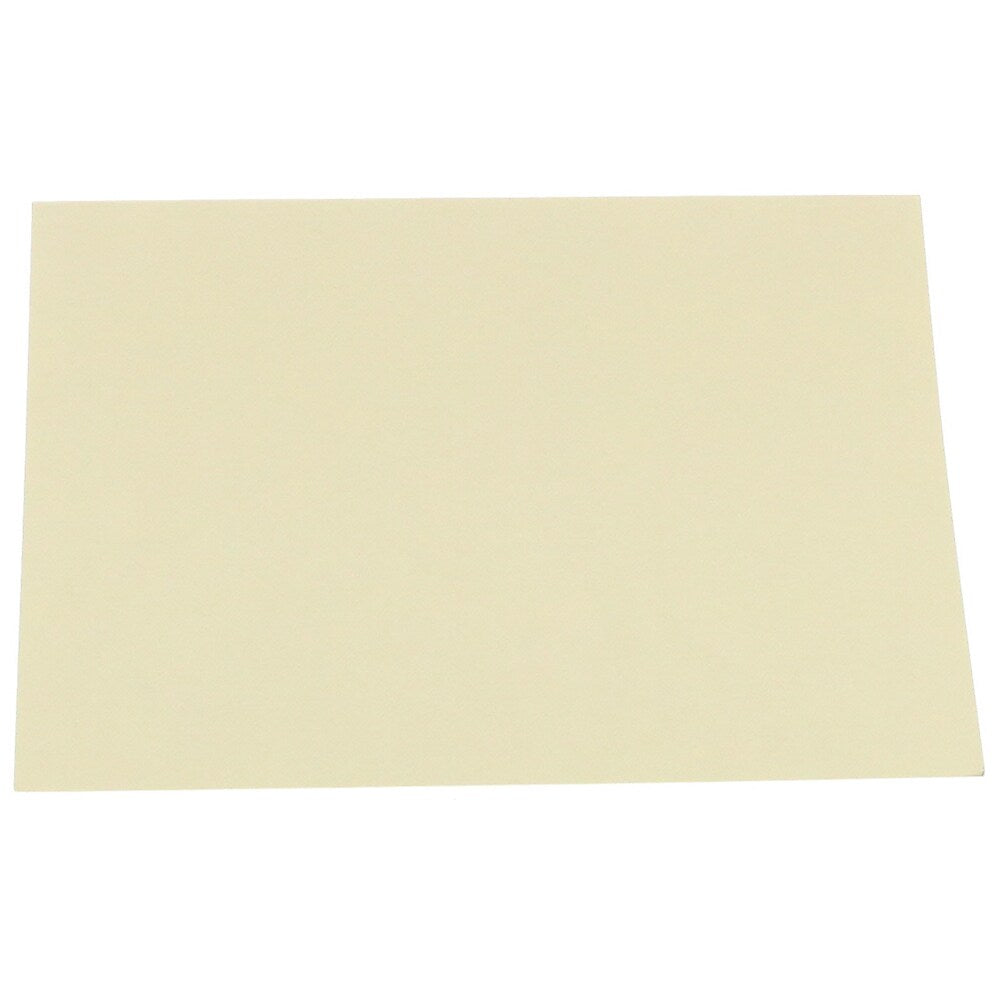 JAM Paper Smooth Formal Notecards, Ivory Linen, 100/Pack (309877)