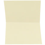 JAM Paper Smooth Formal Notecards, Ivory Linen, 100/Pack (309877)