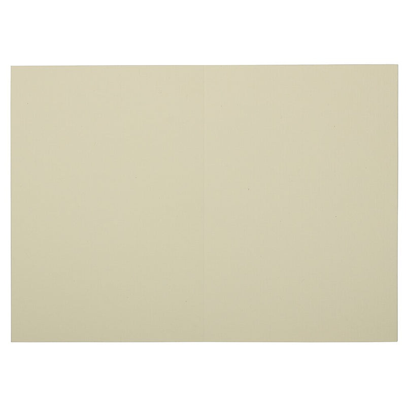 JAM Paper Smooth Formal Notecards, Ivory Linen, 100/Pack (309877)