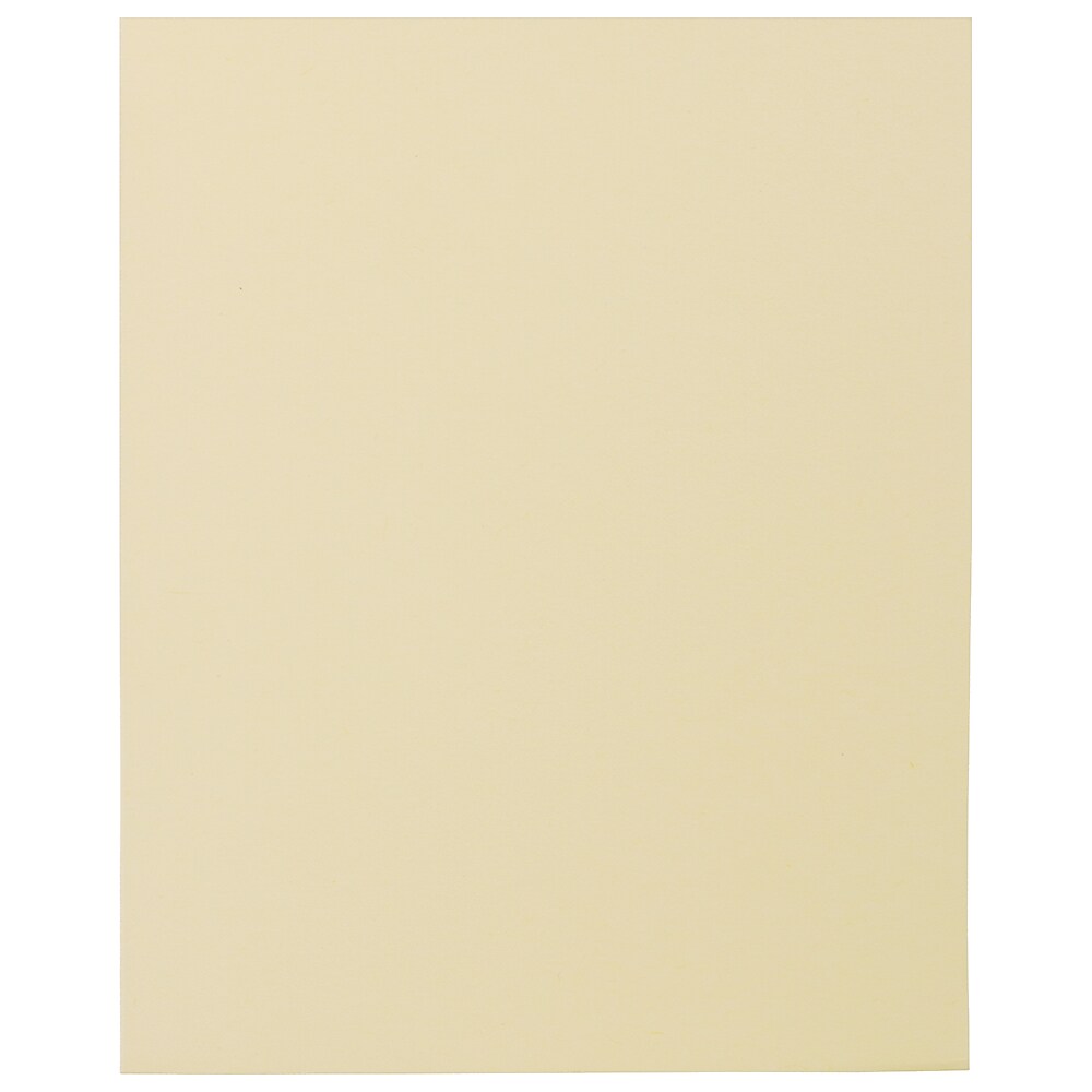 JAM Paper Smooth Notecards, Ivory, 100/Pack (309908)