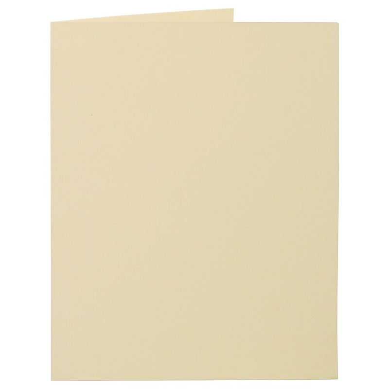 JAM Paper Smooth Notecards, Ivory, 100/Pack (309908)